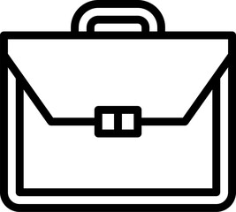 briefcase Illustration on a white background    
