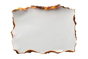 old paper with burnt edges