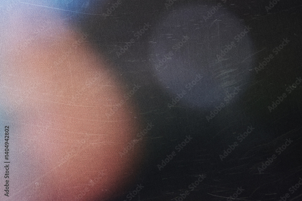 Poster grainy red gradient background fading to black with a subtle light source emanating from the top