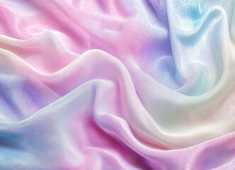 Obraz premium Abstract Pastel Fabric Texture with Soft Folds and Drapes