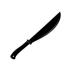 Machete Silhouette vector illustration