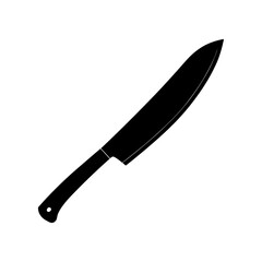 Machete Silhouette vector illustration