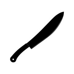 Machete Silhouette vector illustration