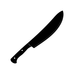 Machete Silhouette vector illustration