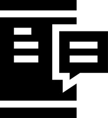 chat Illustration on a white background    