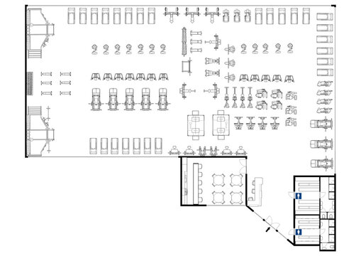Floor plan gym. Fitness center 3d illustration. Fitness. Gym. Fitness club. Gym interior design.	