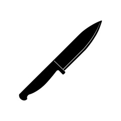Knife Silhouette vector illustration