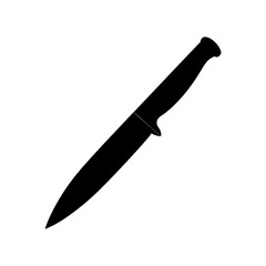 Knife Silhouette vector illustration