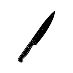 Knife Silhouette vector illustration