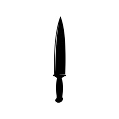 Knife Silhouette vector illustration