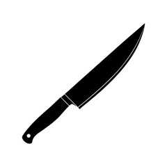 Knife Silhouette vector illustration