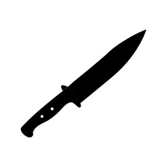 Knife Silhouette vector illustration