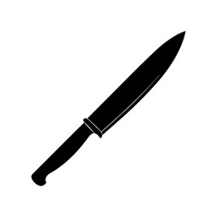Knife Silhouette vector illustration