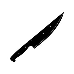 Knife Silhouette vector illustration