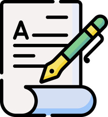 copywriting Illustration on a white background     