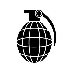 Fototapeta premium Grenade Silhouette vector illustration