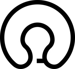 cushion Illustration on a white background   