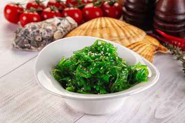Japanese Chuka Wakame with sesame seeds