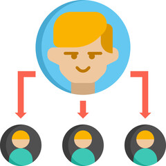 delegate Illustration on a white background  