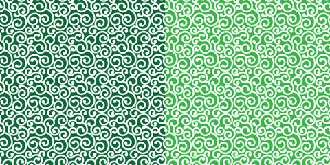 Concept design seamless fabric pattern famous use for thief or burglar in Japanese comedy movie or cartoon called Karakusa pattern drawing in colorful vector