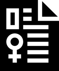 document Illustration on a white background  