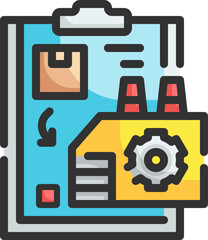 factory (2) Illustration on a white background    