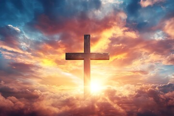 Ascension day sunset