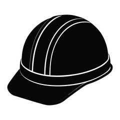 construction vector illustration of a helmet