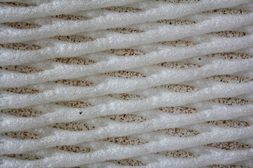 White fruit foam net wrapping for protect fruits