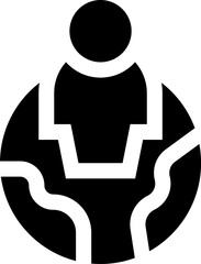 feminism Illustration on a white background   