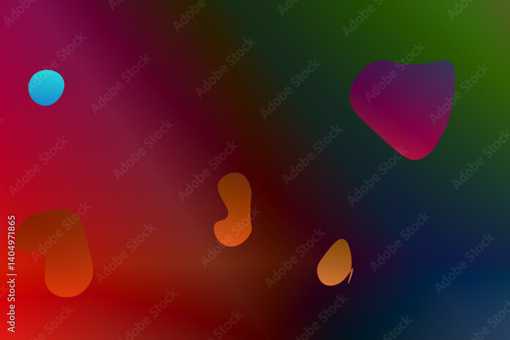Poster colorful gradient background. modern futuristic gradient abstract background of fluid shape. summer 