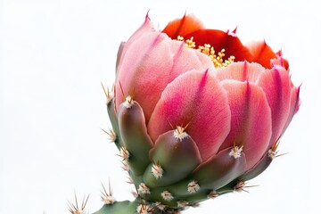 Cactus flower close-up