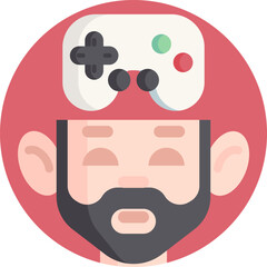game Illustration on a white background   