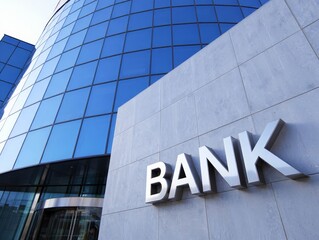 Obraz premium Bank building.