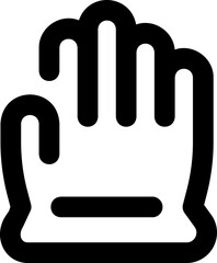 glove Illustration on a white background  