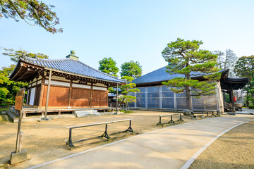 春の智恩寺 文殊堂　京都府宮津市　Chionji Temple Monjudo in Spring. Kyoto Pref, Miyazu City.