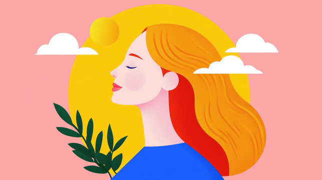 Happiness is letting go, Happiness through letting go of negativity illustrated in a high-fidelity graphic image.