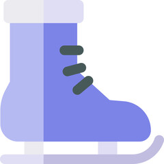 ice skates Illustration on a white background  