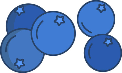 juniper Illustration on a white background   