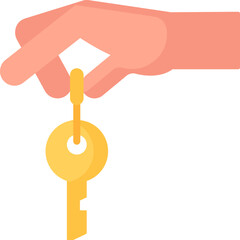 key Illustration on a white background 