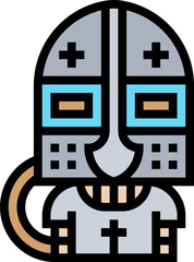 knight Illustration on a white background   