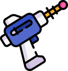 laser Illustration on a white background