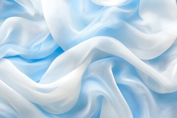 Light Blue Fabric Drape