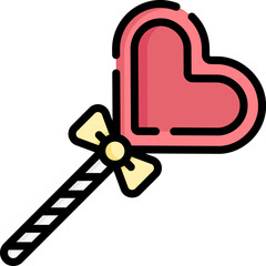 lollipop Illustration on a white background 