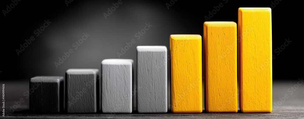 Poster sales effect can create significant impact on business growth as shown in this ascending bar graph r