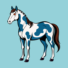 Obraz premium horse vector illustration