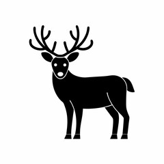 creative details Reindeer Icon Vector Illustration