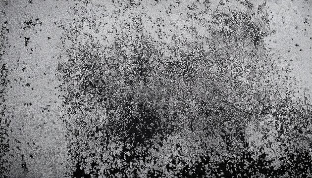 abstract texture of peeling black mold on cracked concrete wall for grunge background, decay themes, or horror design

