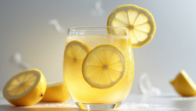 Tasty and refreshing lemonade, rich in essential vitamins and antioxidants
