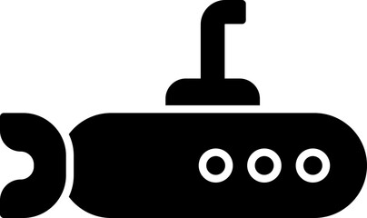Submarine Vector Icon Stock Illustration